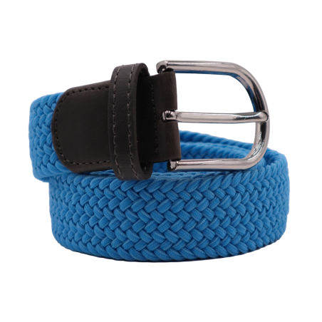 The "adventurer" LIGHT BLUE braided belt