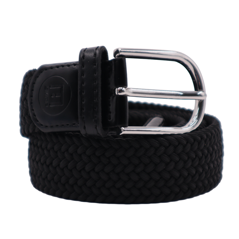 The "adventurer" BLACK braided belt