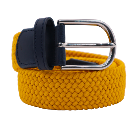 The "adventurer" YELLOW braided belt