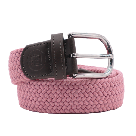 The "adventurer" LIGHT PINK braided belt