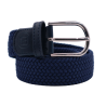 The "adventurer" NAVY BLUE braided belt