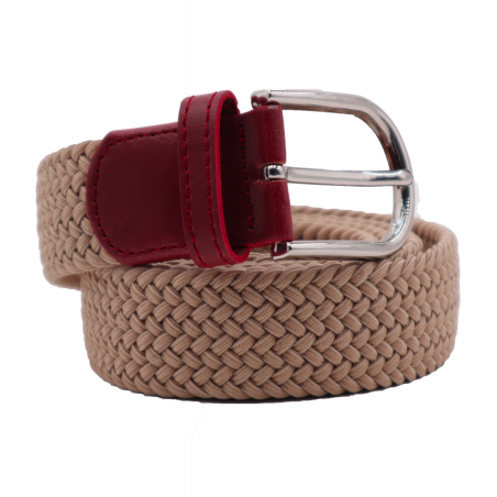 The "adventurer" BEIGE braided belt