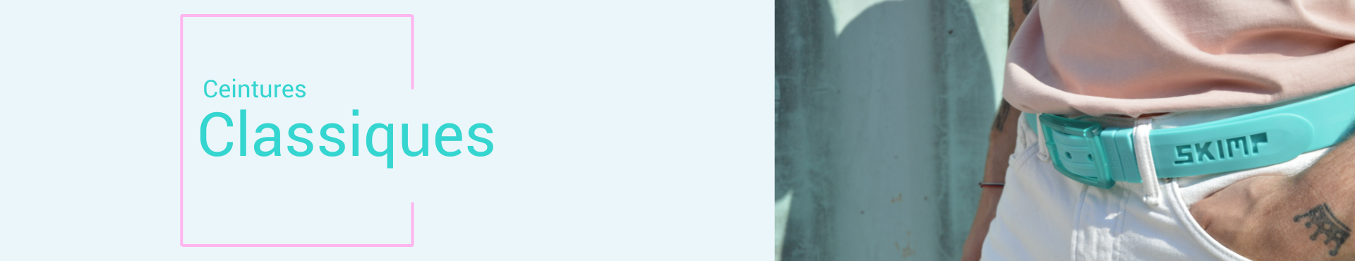 Les ceintures classiques