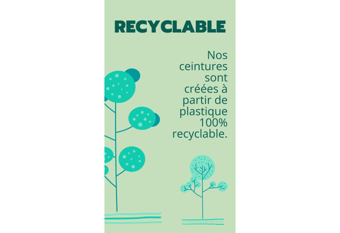 Ceinture recyclable : pourquoi choisir un accessoire plus respectueux de l’environnement ?